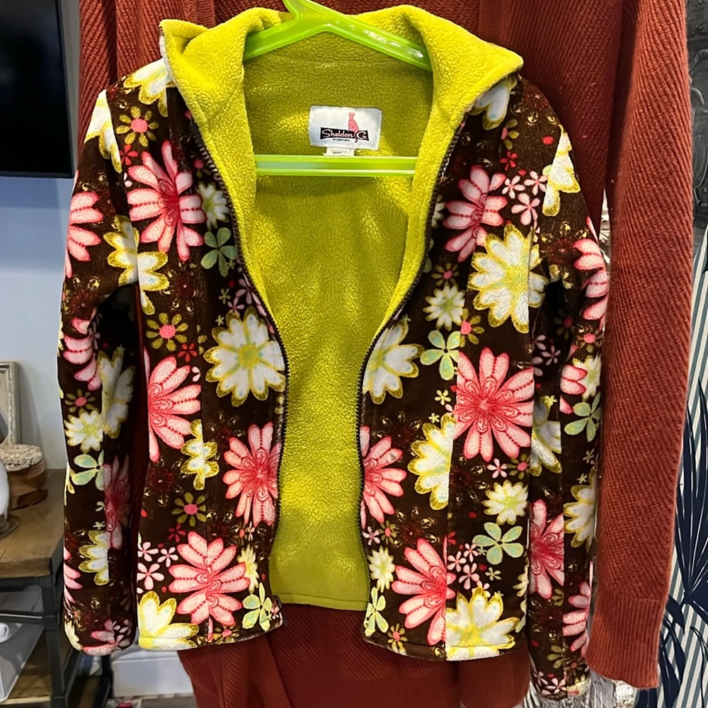 Girls fleece jacket made in USA